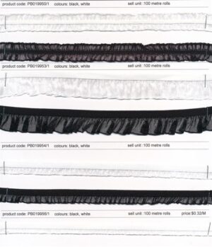 Frilled Elastic Trims