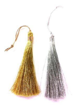 Metallic Coloured Tassels-10cm