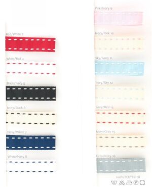 Stitched Grosgrain