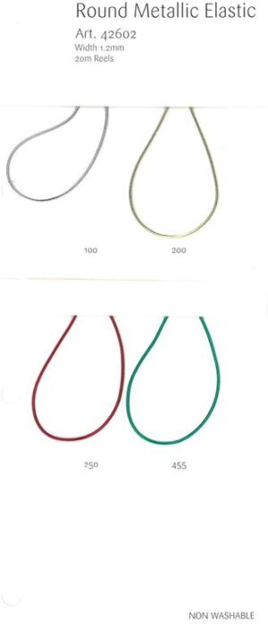 Metallic Hat Elastic - 1.2mm