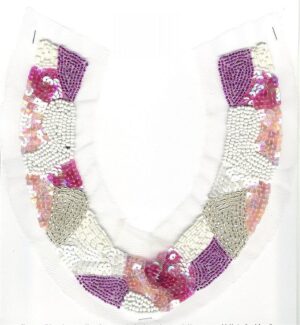 Bead/Sequin On Mesh Collar