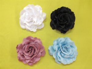 Flower brooches