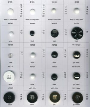 Polyester and Nylon Buttons