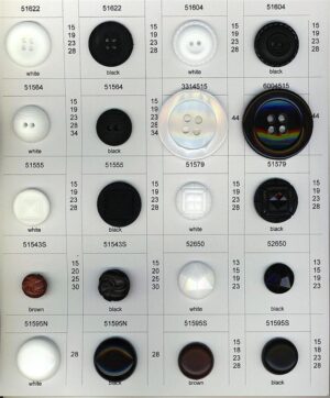 Polyester & Nylon Buttons