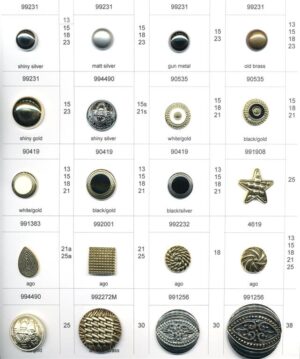 Imitation Metal-ABS Buttons