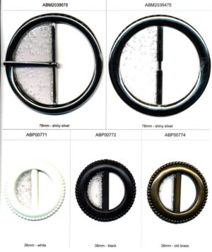 Metal, Plastic and ABS Buckles