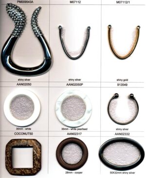 Plastic Coconut and Metal Rings and Objects