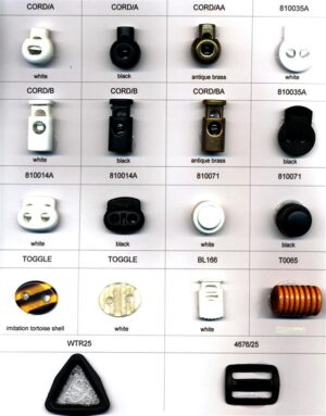 Plastic Objects and Spring Loaded Toggles