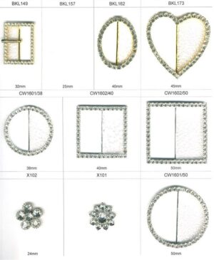 Diamonte Buckles and Ornaments