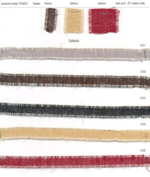 mohair grosgrain rib 15mm