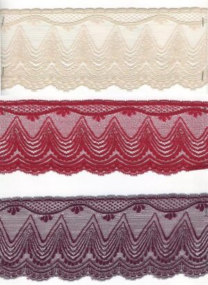 85% Nylon 15% Cotton Lace Trim