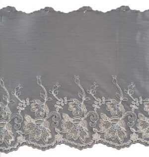 Embroided Net Trim 190mm