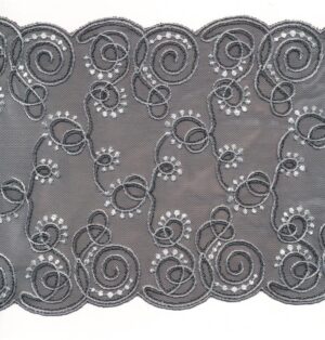 Embroided Net Trim 180mm