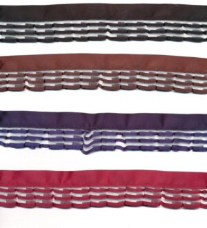 Pleated Satin-Organza Trim 35mm