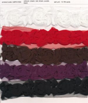 Flower-Mesh Trim 50mm