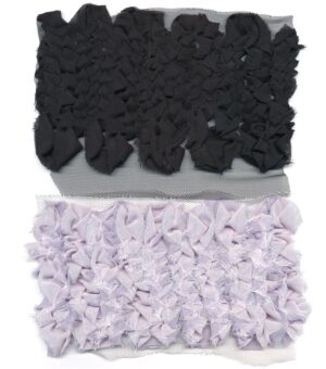 Frilled Lace On Mesh 11cm