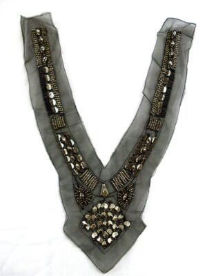 Mesh Embroidered Collar