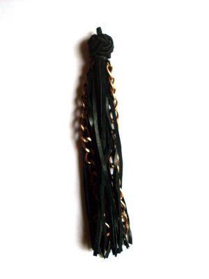 Fancy Leather Tassel With Chains
