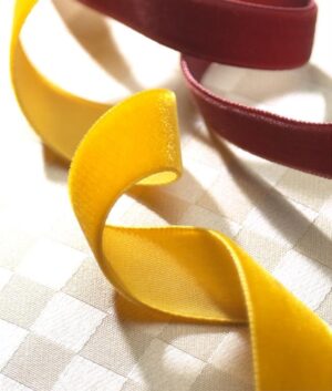 Non Stretch Single Sided Velvet Ribbon