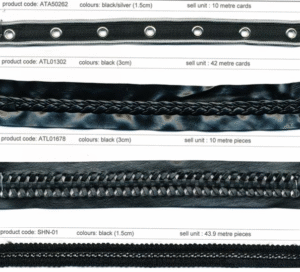PU Leather & Chain Trims