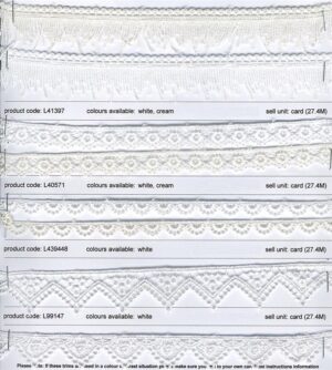 Embroided Guipure & Fringing Trims