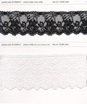 Pleated Lace Trims
