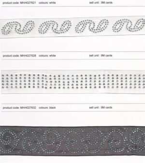 Diamonte Organza Trims