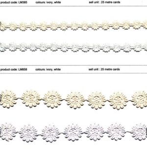 Guipure Flower Trims