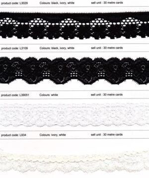 Nylon Stetch Tricot Lace Trims