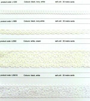 Nylon Stetch Tricot Lace Trims