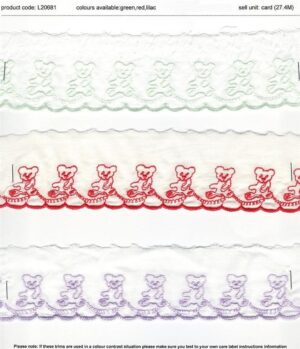 Teddy Bear Polyester Cotton Trims