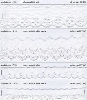 Cambric Polyester Cotton Trims - Shiny