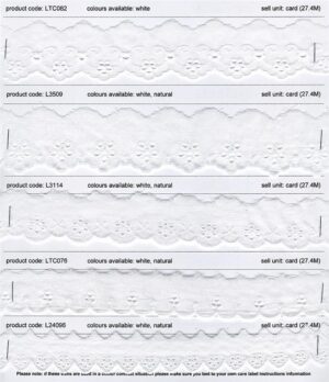 Cambric Polyester Cotton Trims