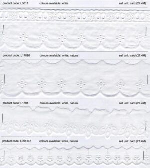 Cambric Polyester Cotton Trims