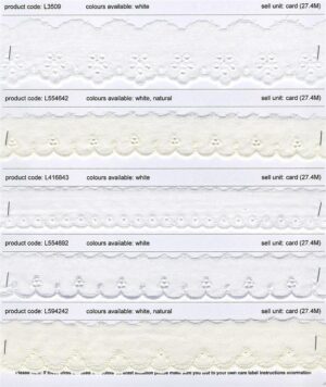 Cambric Polyester Cotton Trims