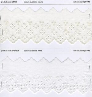Cambric Polyester Cotton Trims