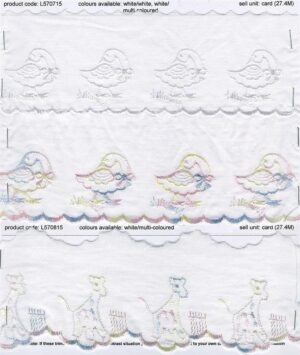 Cambric Polyester Cotton Trims - Animals