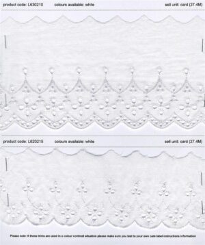 Cambric Polyester Cotton Trims