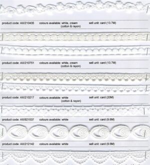 Cotton,Rayon & Poly Cotton Trims