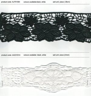 Trim Pieces - Guipure/Fake Leather