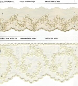 Net/Mesh Lace Trims