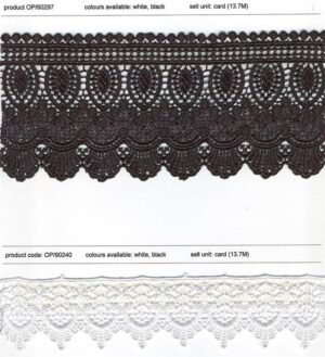 Rayon Imitation Guipure Lace Trims