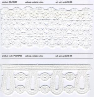 Cotton/Rayon Lace Trims