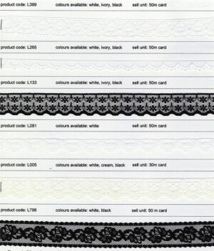 Non - Strech Lace Trims