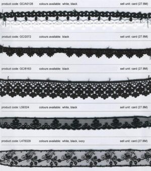 Embroided Guipure Trims