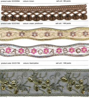 Embroidery & Sequin Trims