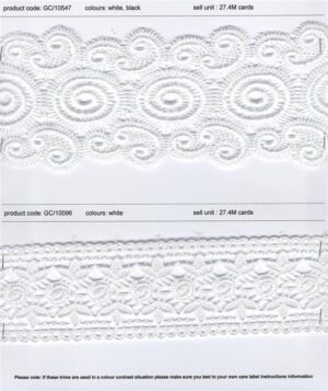 Guipure Lace Trims