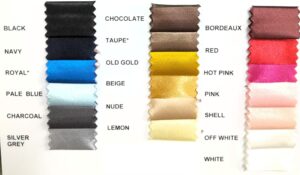 Heavy Satin - 112cm and 150cm width