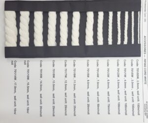 Piping Cord - white