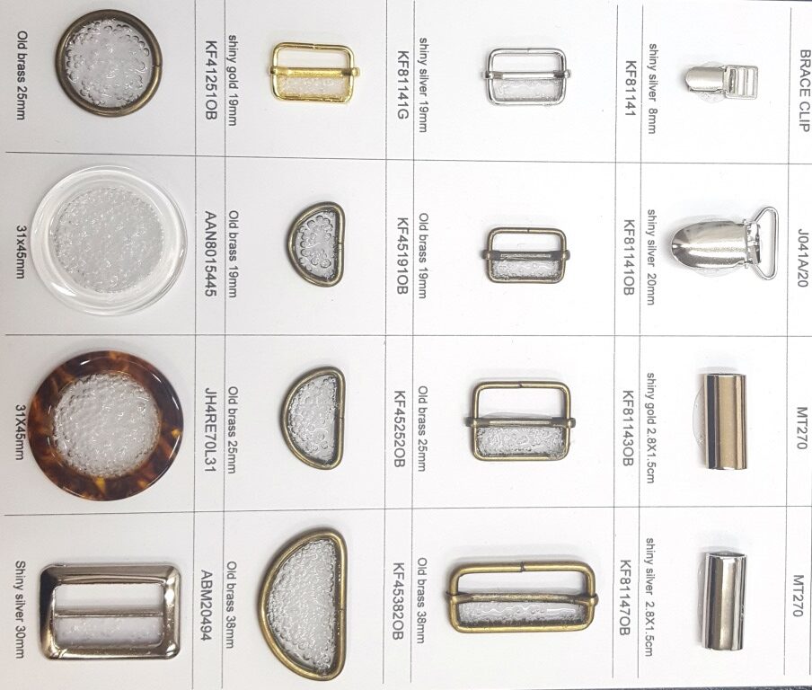 Metal Buckles, Rings, Clips
